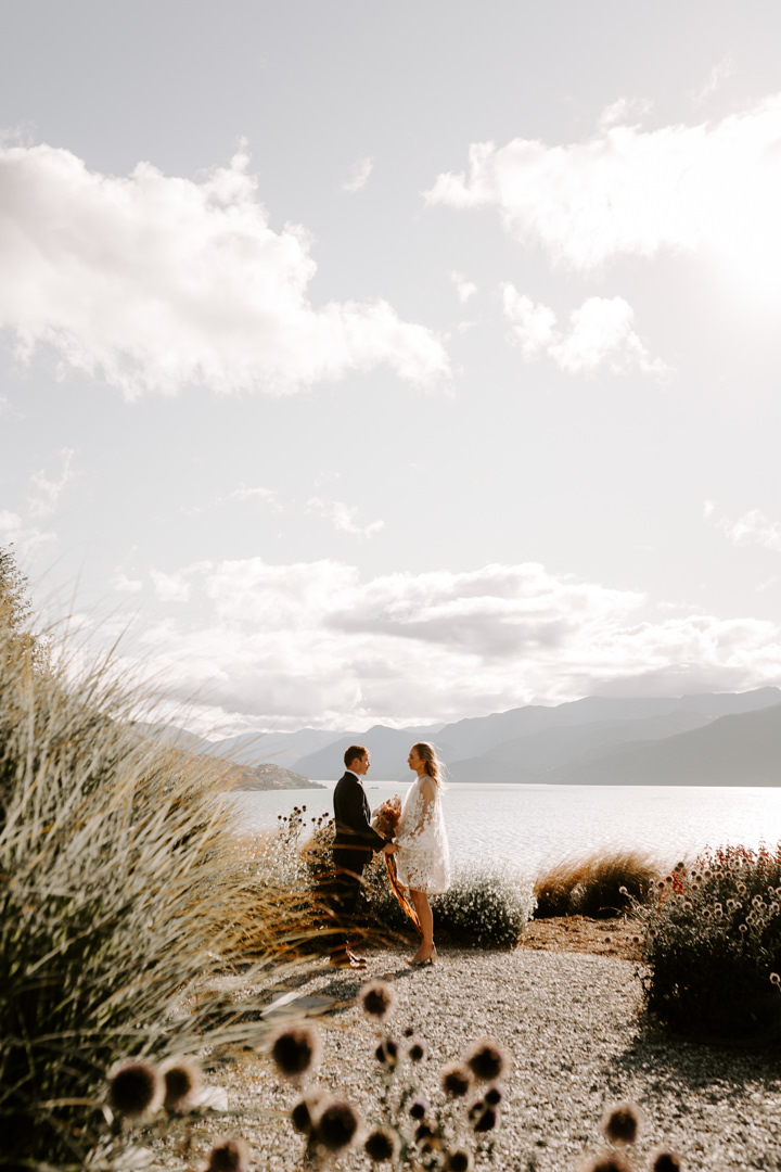 Elopement at Jacks Retreat Elopement Wedding in Queenstown, New Zealand by Dawn Thomson Photography